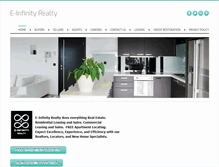 Tablet Screenshot of einfinityrealty.com